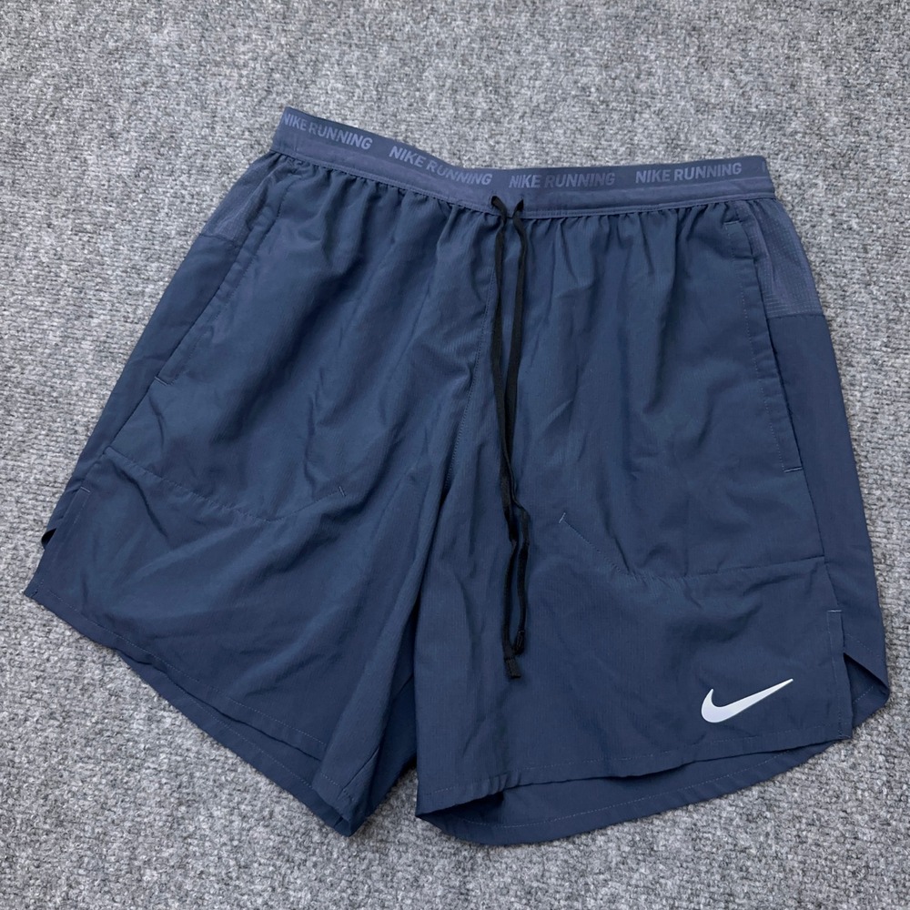 Nike Stride Dri-FIT 7" 2-in-1 Running Shorts Men's M Thunder Blue Lined DM4759